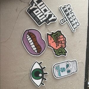 Colorful Iron-On/ Sew-on Patches Set